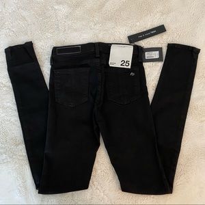 Rag and Bone | Black High Rise Skinny Jeans | Size 25 | NWT | rag & bone